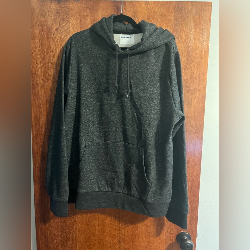 Dark gray old navy gender neutral hoodie